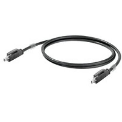Weidmuller, 2m, Black SPE to Female SPE, Copper Braid Shielded, Terminated