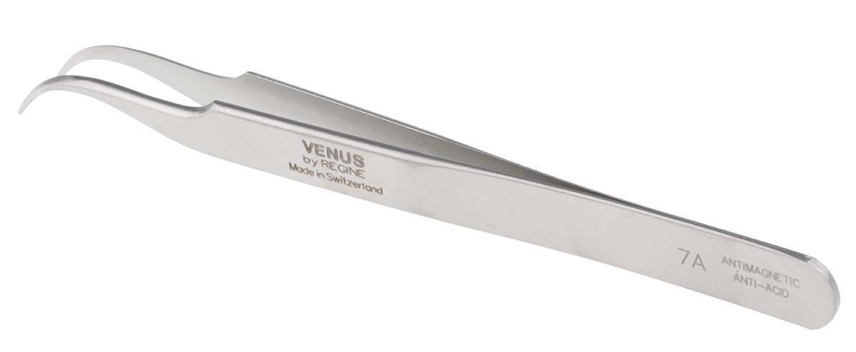238-6227 RS PRO 115mm Stainless Steel Curved Tweezer