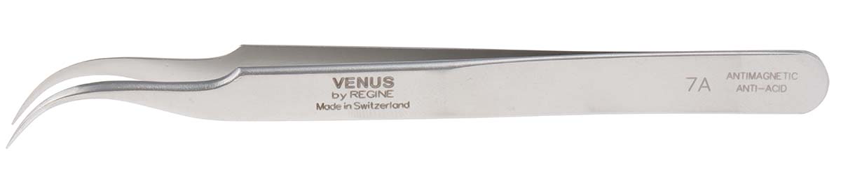238-6227 RS PRO 115mm Stainless Steel Curved Tweezer