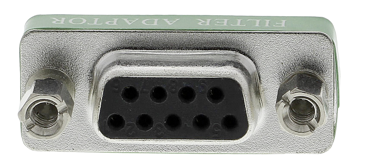 RS PRO D-Sub Adapter 9-Way D-Sub to Male Male 9-Way D-Sub Female Female