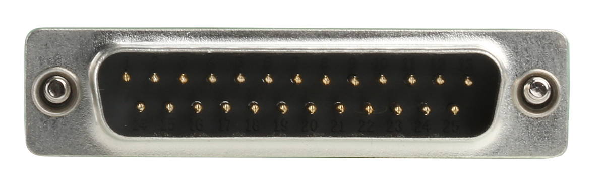 238-7365 RS PRO D-Sub Adapter 25-Way D-Sub to Male Male 25 Way D-Sub Female Female