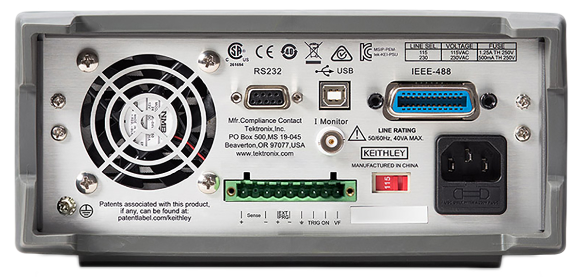 2380-120-60 Keithley 2380 Series Electronic DC Load, 0 to 250 W, 0/120 V, 0 to 60 A