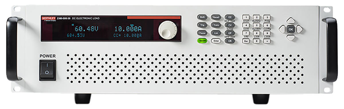 Keithley 2380 Series Electronic DC Load, Maximum of 750 W, 0/500 V, 0 to 30 A
