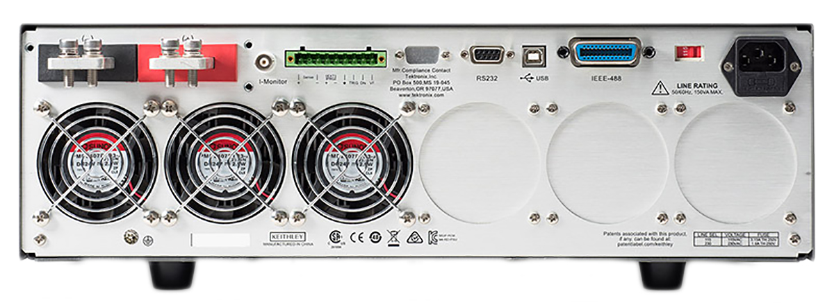 2380-500-30 Keithley 2380 Series Electronic DC Load, Maximum of 750 W, 0/500 V, 0 to 30 A