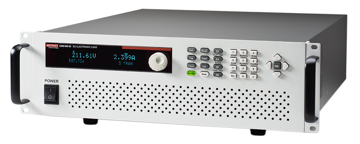 2380-500-30 Keithley 2380 Series Electronic DC Load, Maximum of 750 W, 0/500 V, 0 to 30 A