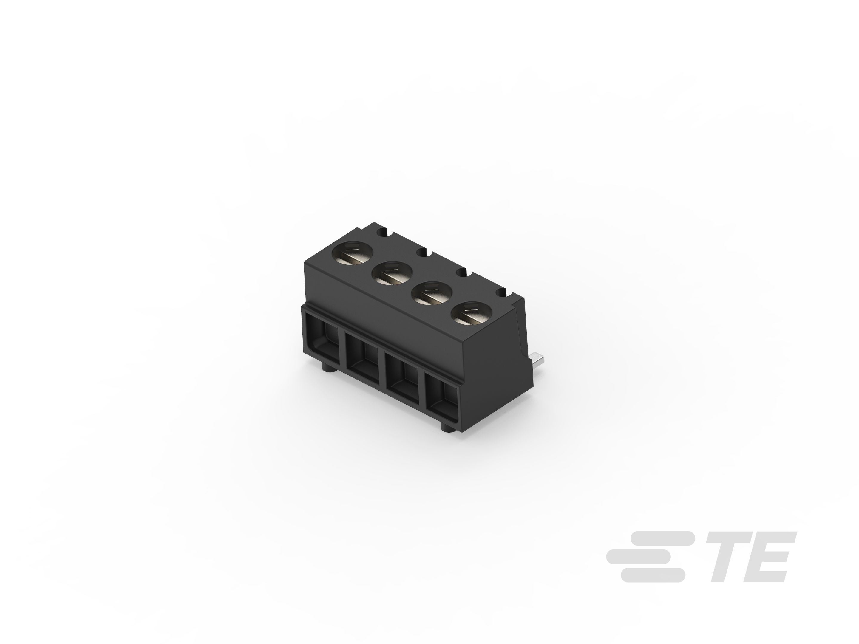 TE Connectivity PCB Terminal Block, 4-Contact, 3.81 mm Pitch, 1 Row, 2383941-4
