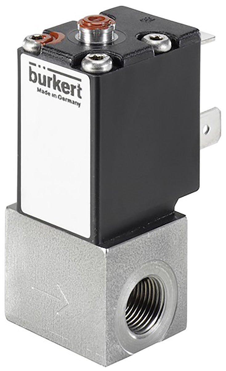 Burkert Proportional Solenoid Valve 238934, 2 Port, NC, 24V dc G, 1/8 in