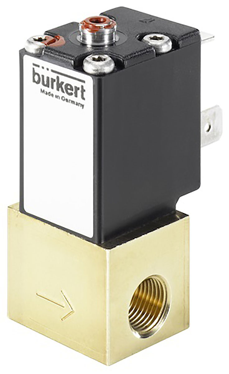 Burkert Proportional Solenoid Valve 238936, 2 Port, NC, 24V dc G, 1/8 in