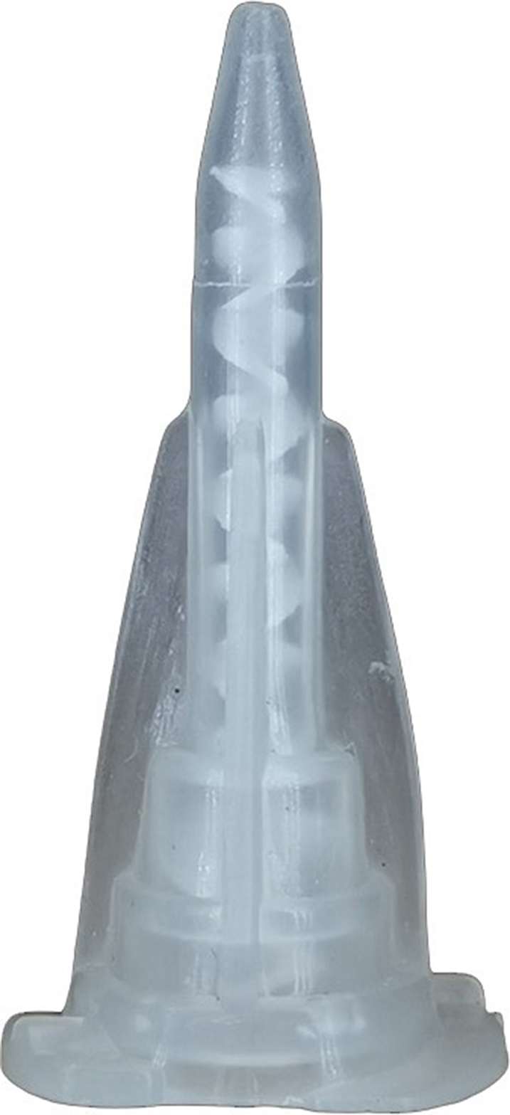 RS PRO Acrylic Mixer Nozzle, 50 ml Bayonet 8 Mixing elements 35 mm