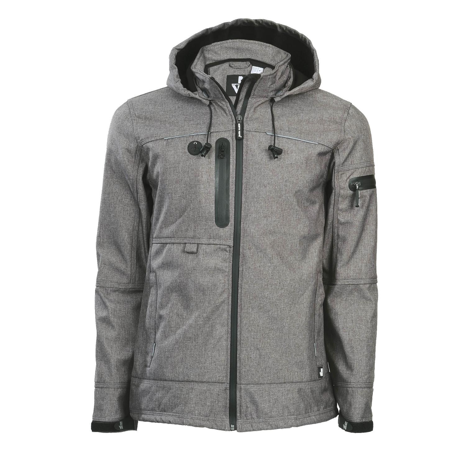 Nine worths FLORES Grey, Breathable, Waterproof Jacket, XXXXL