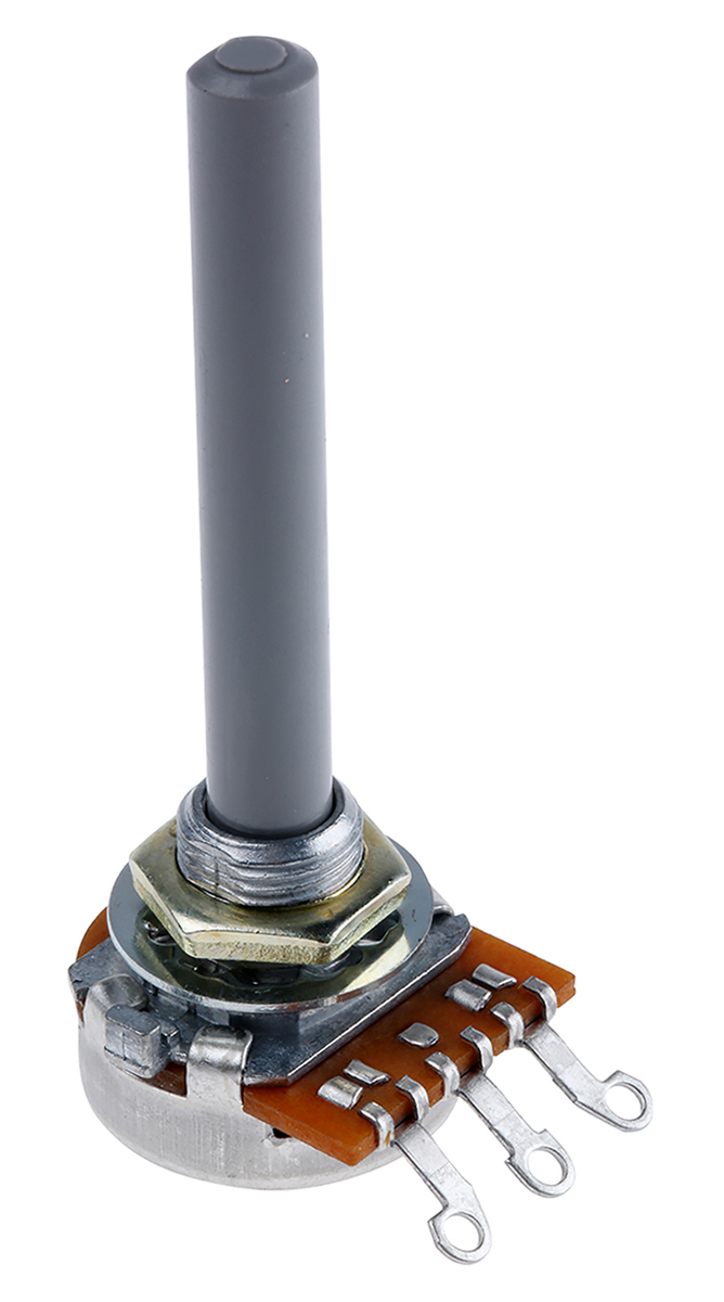 TE Connectivity 23 2.2 kΩ Rotary Potentiometer 1-Turns 1-Gang Panel Mount
