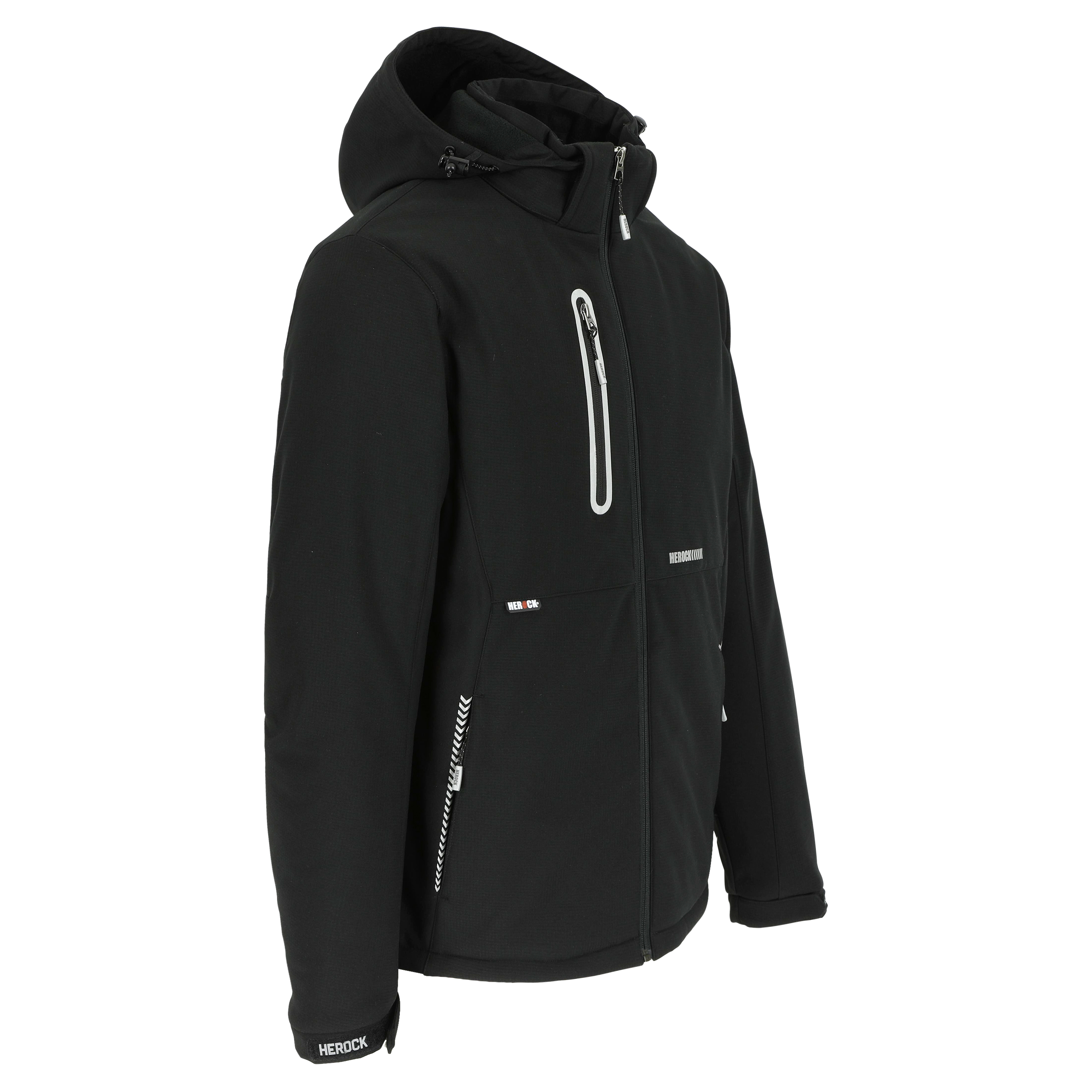 23mjc2101bk-s Herock 23MJC2101 Black, Breathable, Waterproof, Windproof Jacket Zipper, S 1 EA