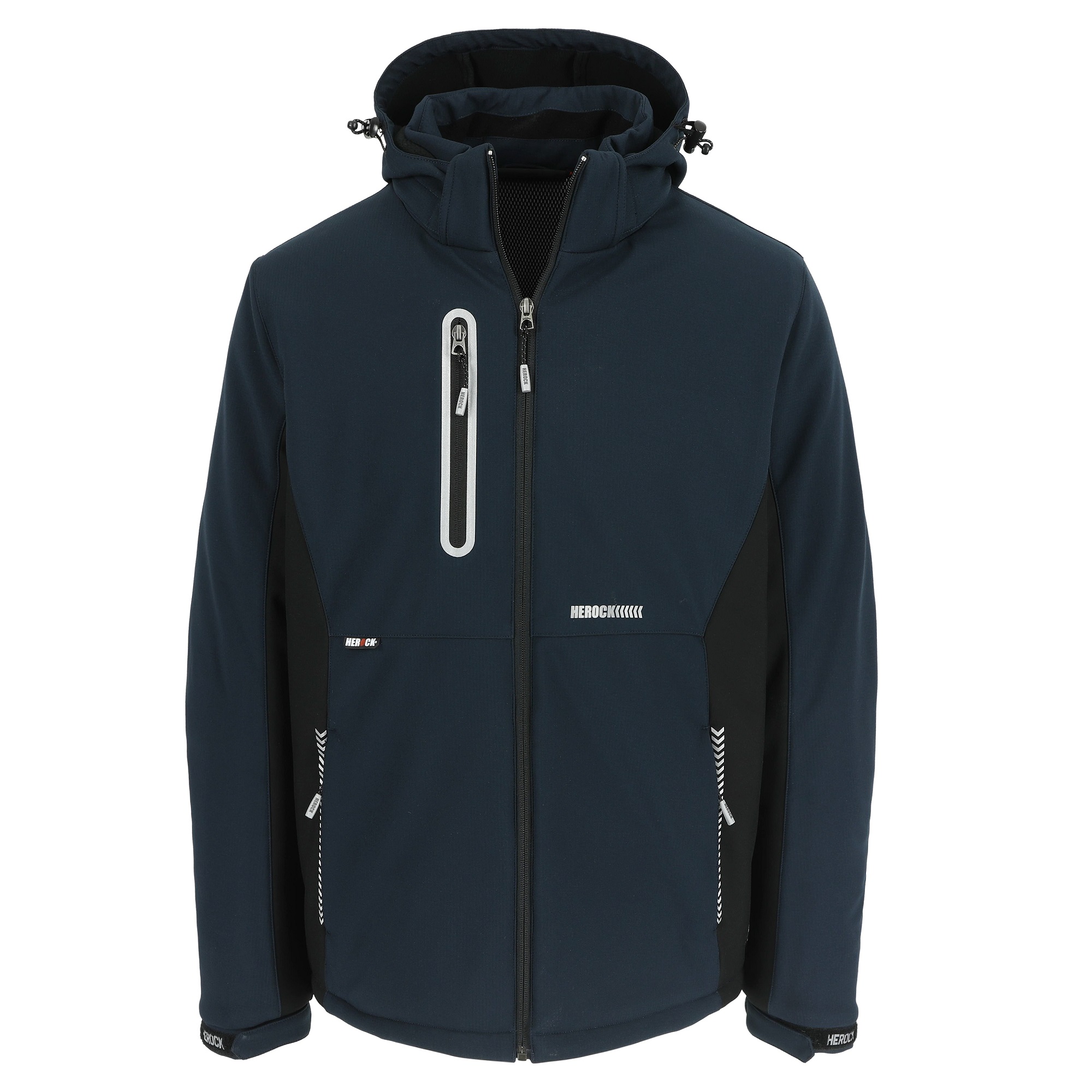 Herock 23MJC2101 Navy, Windproof, Waterproof, Breathable Jacket Zipper, M 1 EA