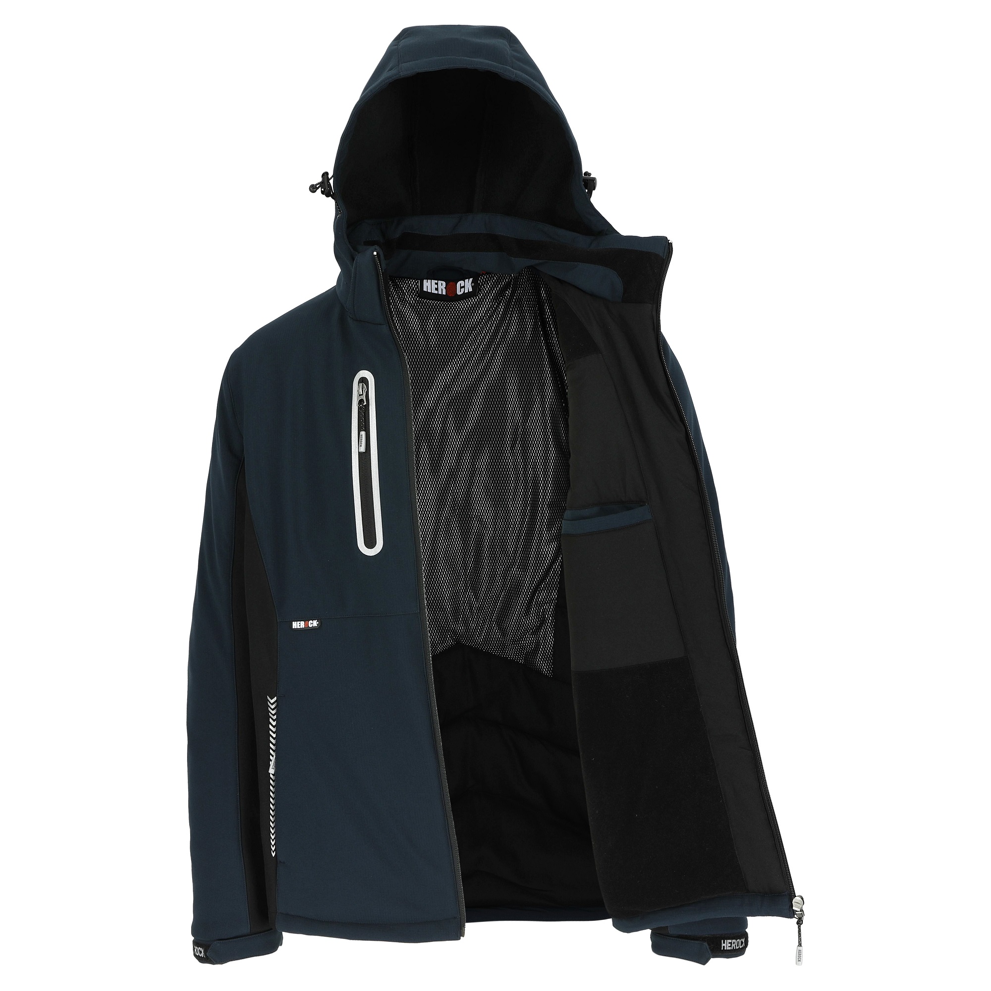 23mjc2101ny-s Herock 23MJC2101 Navy, Windproof, Waterproof, Breathable Jacket Zipper, S 1 EA