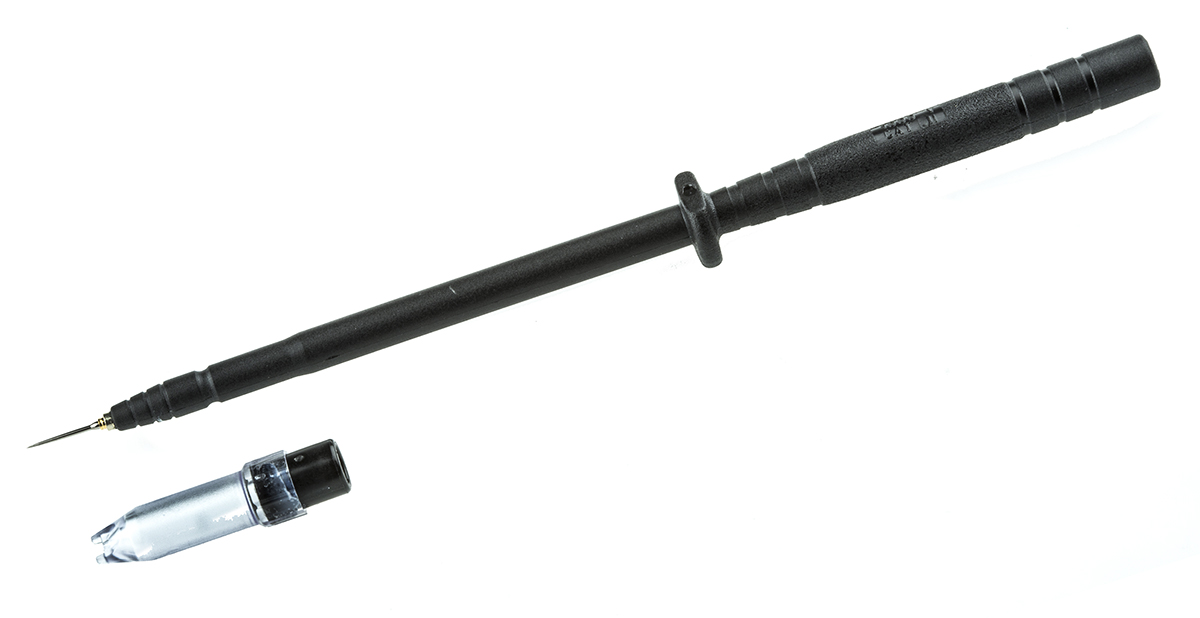 240238-21 Staubli Spring Loaded Test Probe, 4 mm Tip, 1kV, 4 mm Socket, 1A