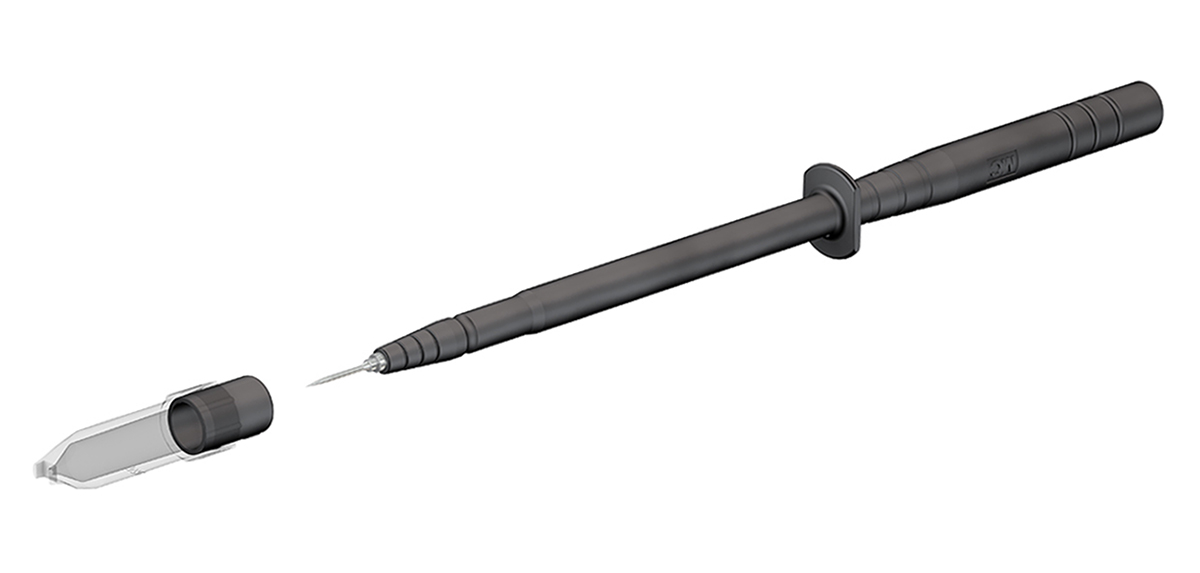 240238-21 Staubli Spring Loaded Test Probe, 4 mm Tip, 1kV, 4 mm Socket, 1A