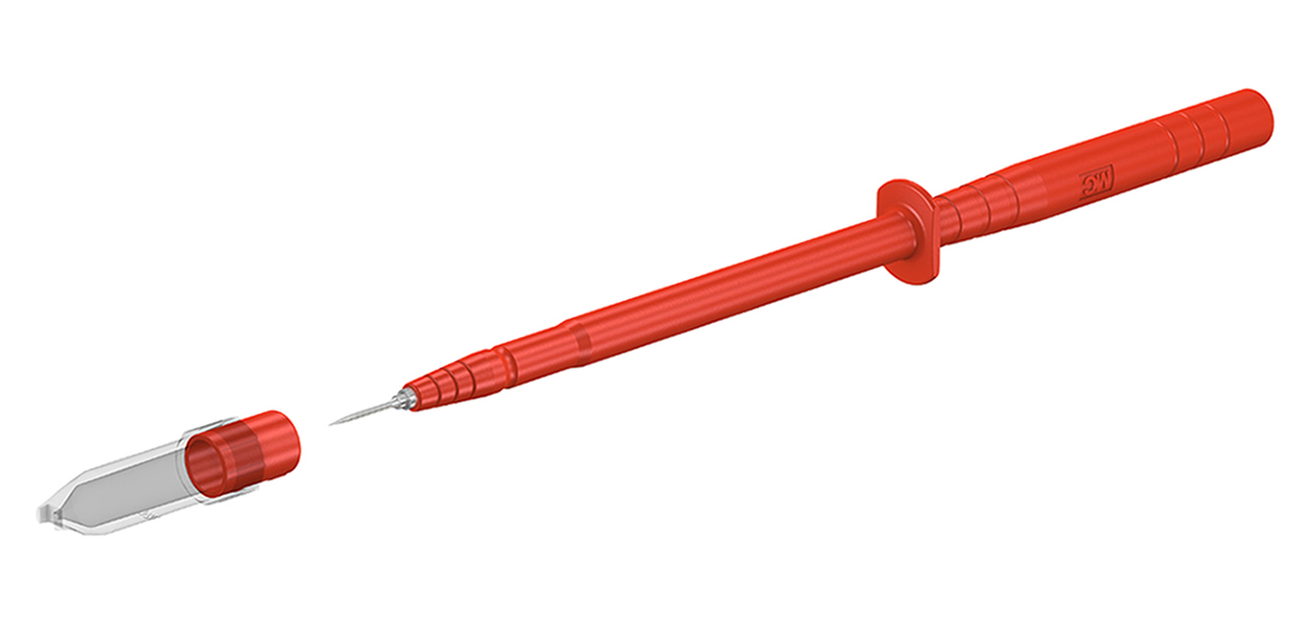 240238-22 Staubli Spring Loaded Test Probe, 4 mm Tip, 1kV, 4 mm Socket, 1A