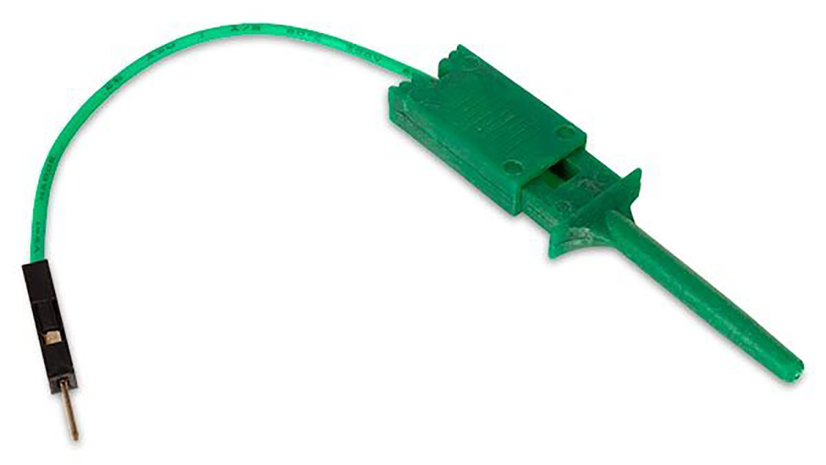 240-137 Digilent Grabber Clip, 1.3 mm Tip, 1A, 3 mm Socket