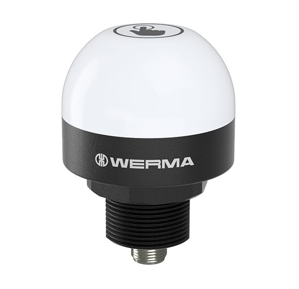 Werma 240 Series Permanent Beacon 24V, LED Bulb Built-In, IP65, IP69K