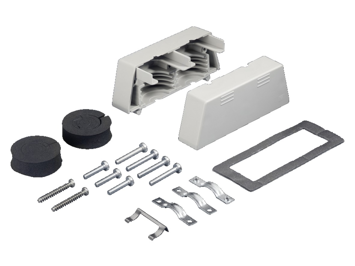 Rittal SZ Series Clamps: Sheet Steel, Plastic Connector Gland for Use with Connector Cut-Outs 50 mm x 50 mm x 50mm
