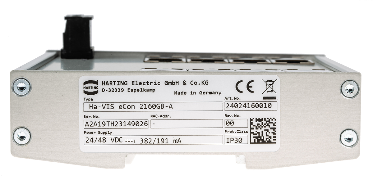 24024160010 HARTING Unmanaged 16 Port Ethernet Switch