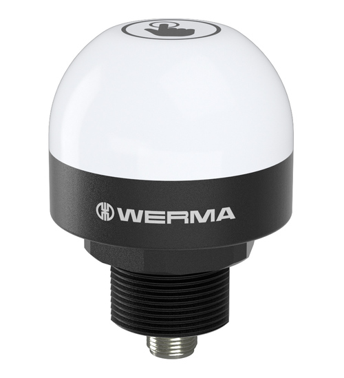 Werma MC55 Series Multicolour Flashing Beacon 24V, LED Bulb Built-In, IP65, IP69K