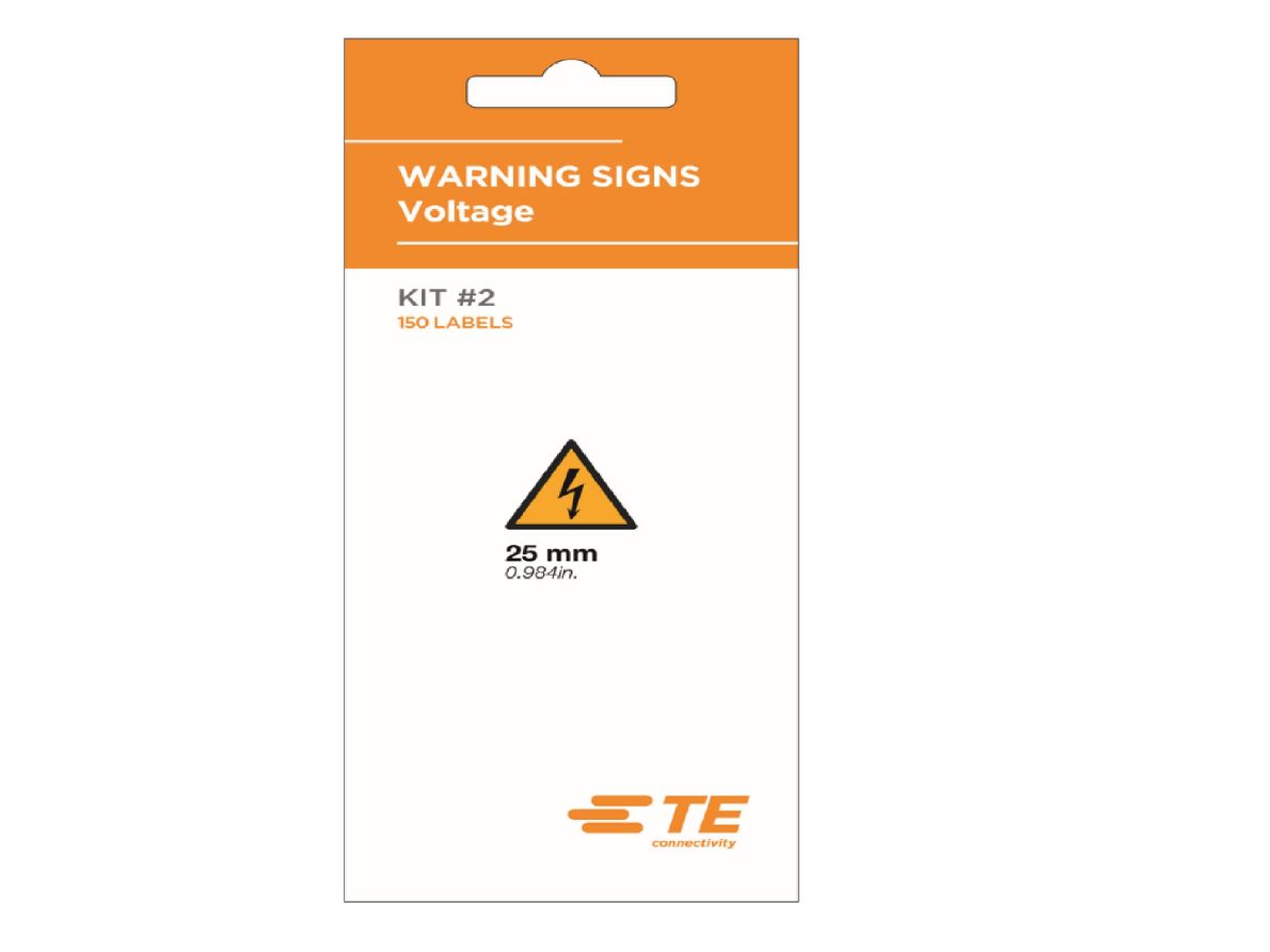 TE Connectivity Adhesive Assortment-English-. Quantity: 150 Per Pack