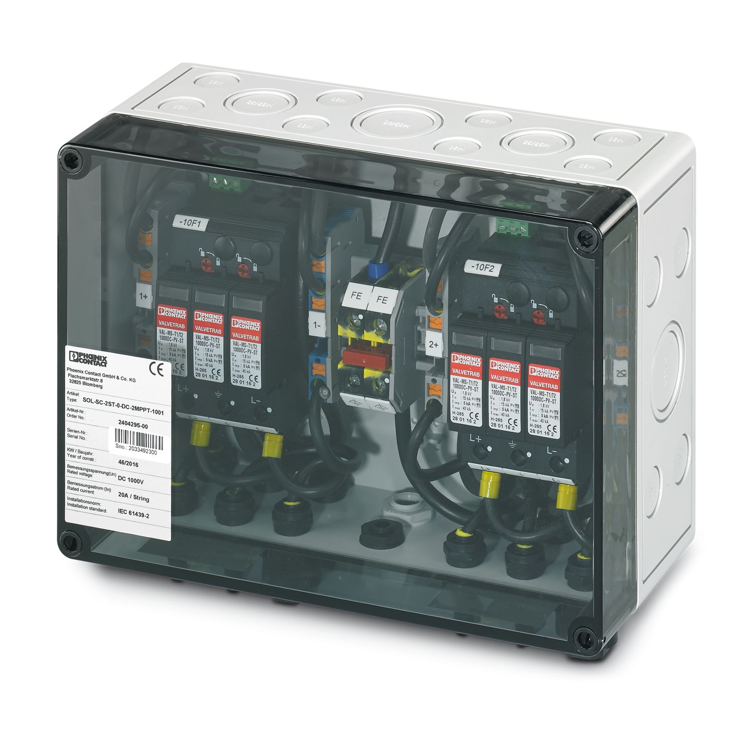 Phoenix Contact SOL-SC SOL-SC Wall Box 20A