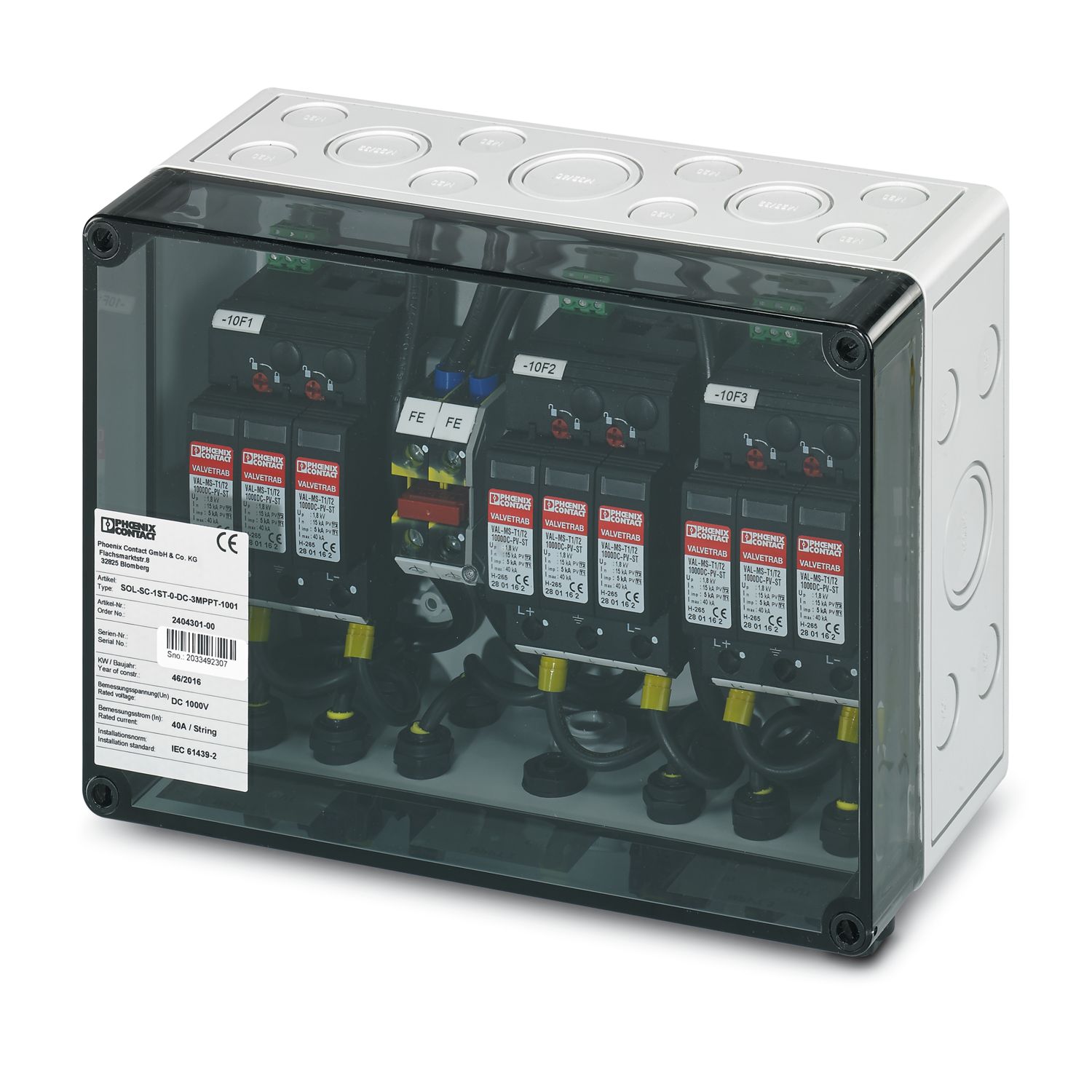 Phoenix Contact SOL-SC SOL-SC Wall Box 40A