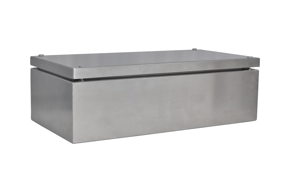 RS PRO SSJ Series 304 Stainless Steel Enclosure, IP66, 400 mm x 200 mm x 121 mm