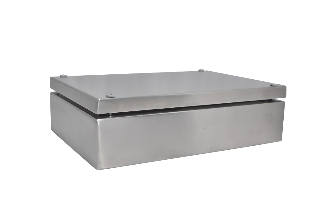 RS PRO SSJ Series 304 Stainless Steel Enclosure, IP66, 300 mm x 200 mm x 81 mm