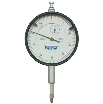 Vogel 241101 Metric Dial Indicator 10 mm Max. Measurement, 0.01 mm Resolution
