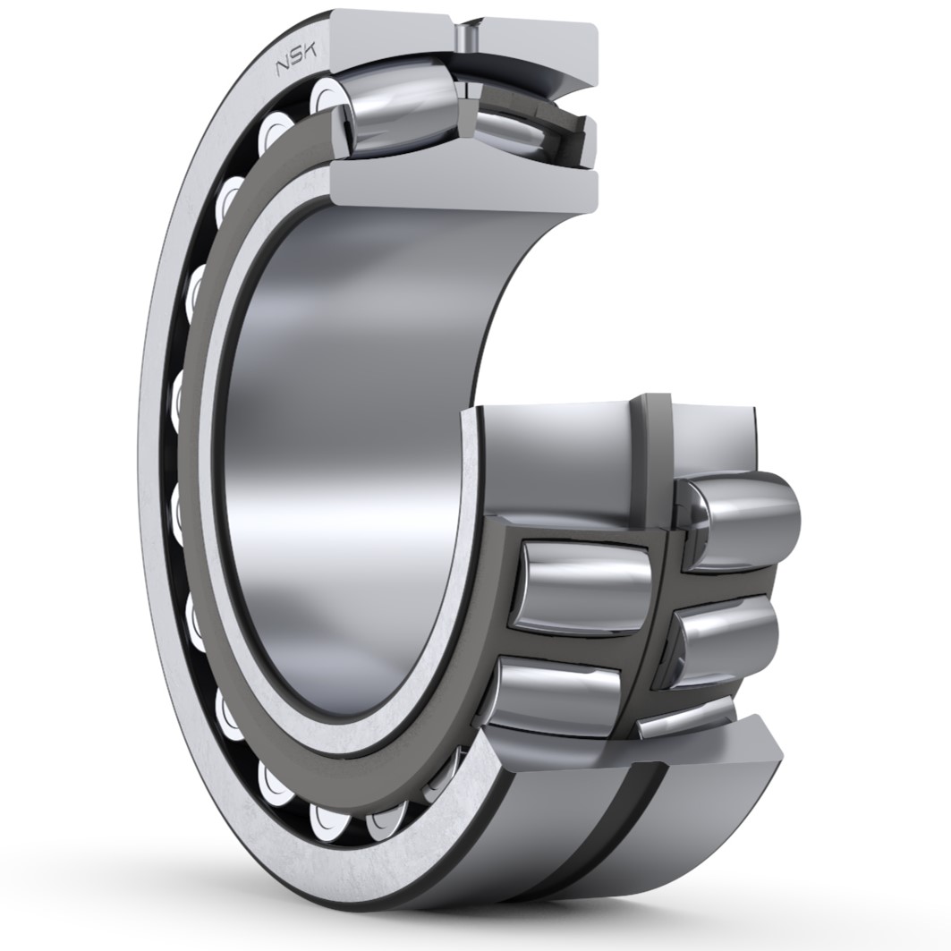 NSK 24128CE4 Round 140 mm ID Spherical Roller Bearing, 225 mm OD