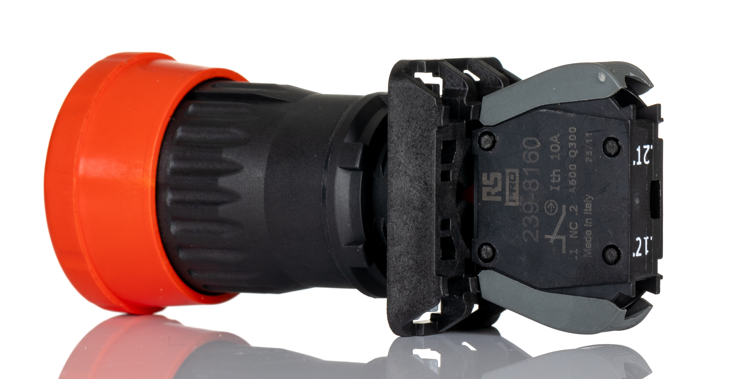 242-0836 RS PRO SA Series Twist Release Emergency Stop Push Button, Panel Mount, 22 mm Cutout, 1 NC, IP65