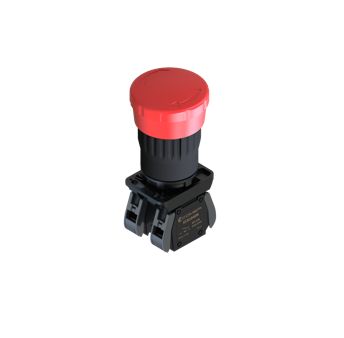 RS PRO SA Series Twist Release Emergency Stop Push Button, Panel Mount, 22 mm Cutout, 2 NC, IP65