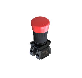 RS PRO SA Series Twist Release Emergency Stop Push Button, Panel Mount, 22 mm Cutout, 1 NO/1 NC, IP65