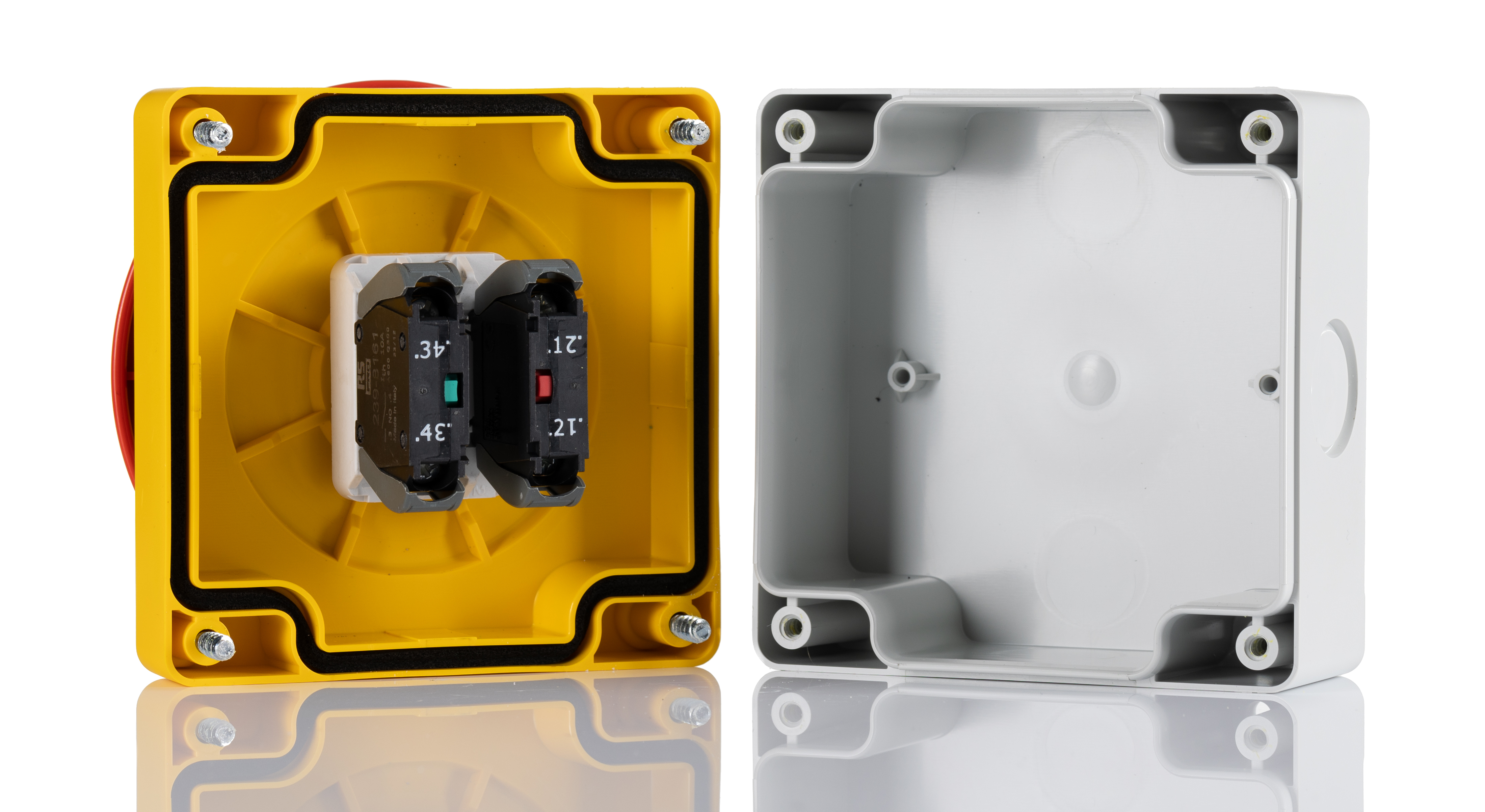 242-0840 RS PRO SA Series Pull Release Emergency Stop Push Button, Surface Mount, 1 NO/1 NC, IP65