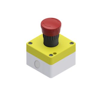 RS PRO SA Series Twist Release Emergency Stop Push Button, Surface Mount, 1 NO/1 NC, IP65