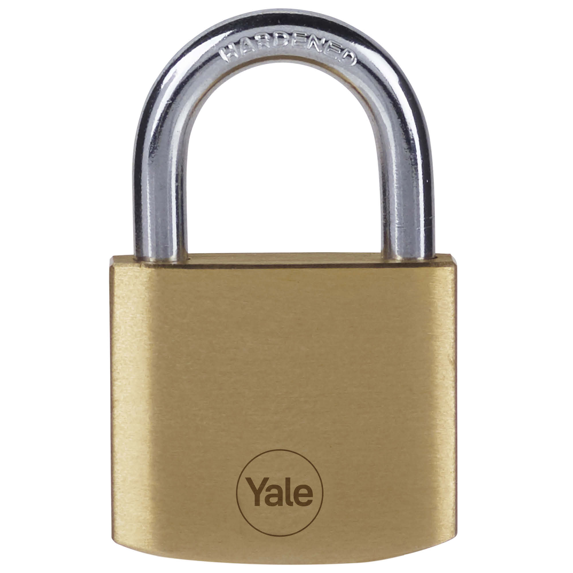 24250000 Yale1 Keyed Brass, Steel Padlock Weatherproof, 6.3 mm Shackle, 40mm Body