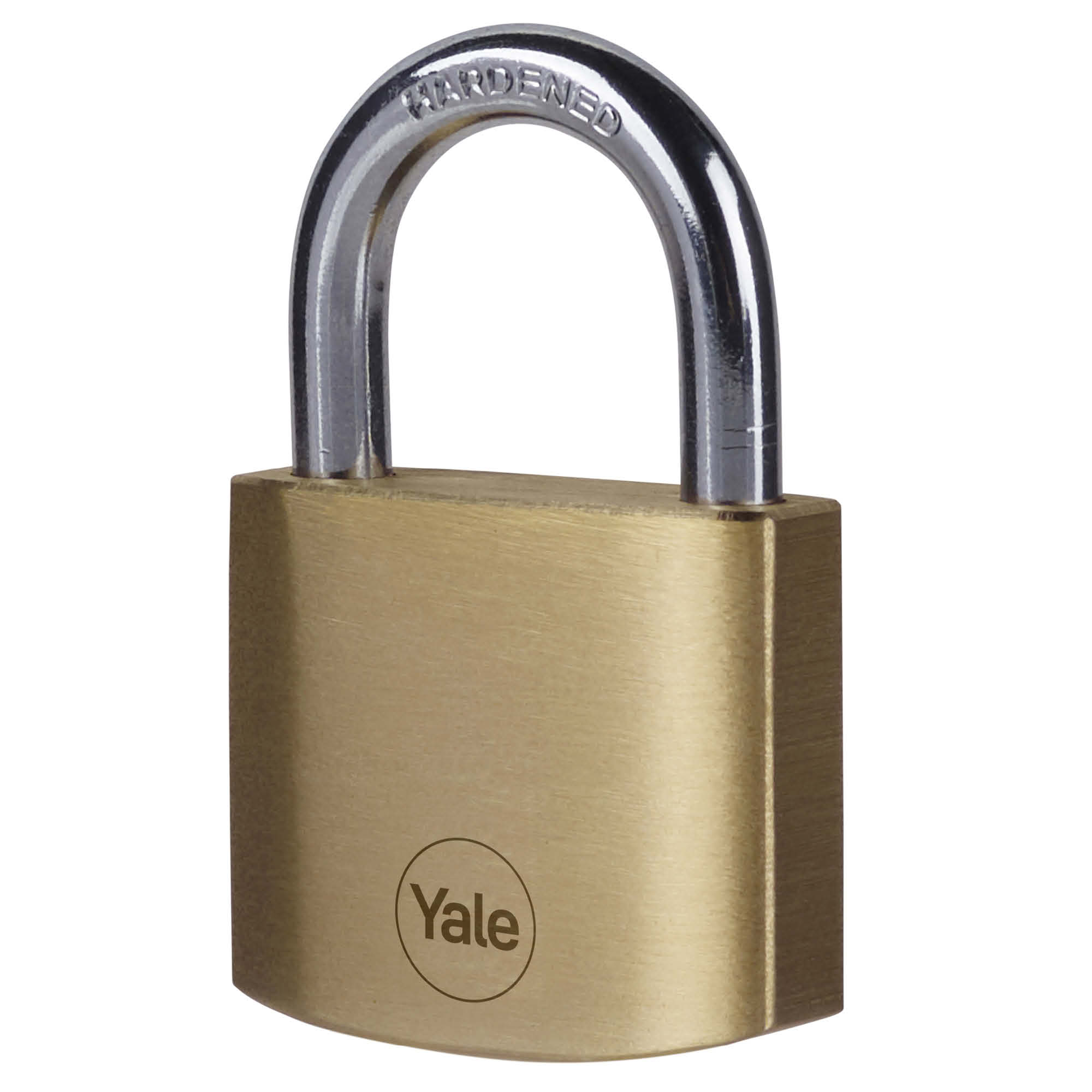 24250000 Yale1 Keyed Brass, Steel Padlock Weatherproof, 6.3 mm Shackle, 40mm Body