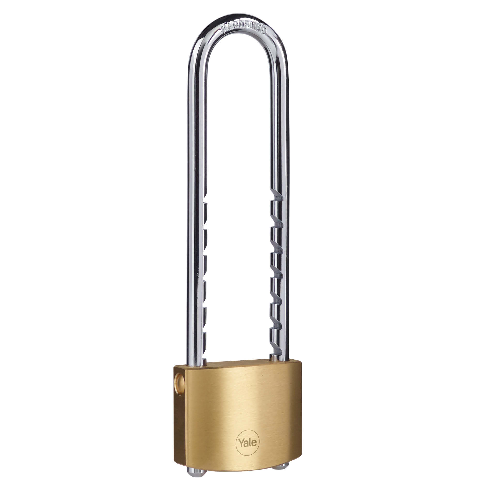 Yale1 Padlock Brass Padlock Weatherproof, 29 mm Shackle, 51mm Body