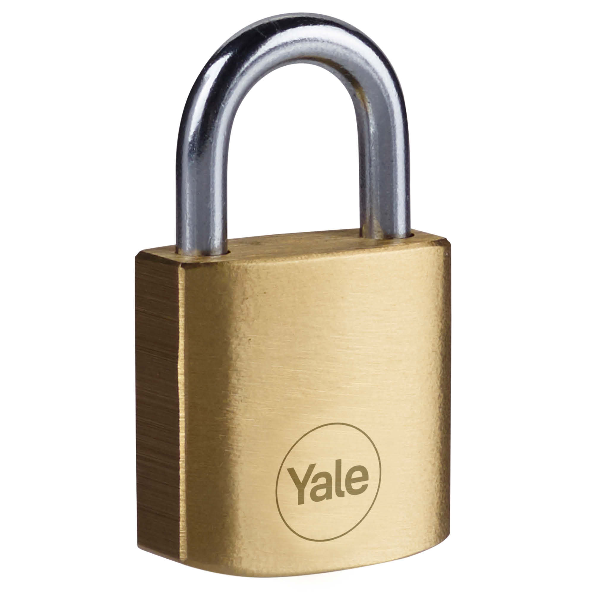 Yale1 Keyed Brass, Steel Padlock Weatherproof, 10 mm Shackle, 60mm Body