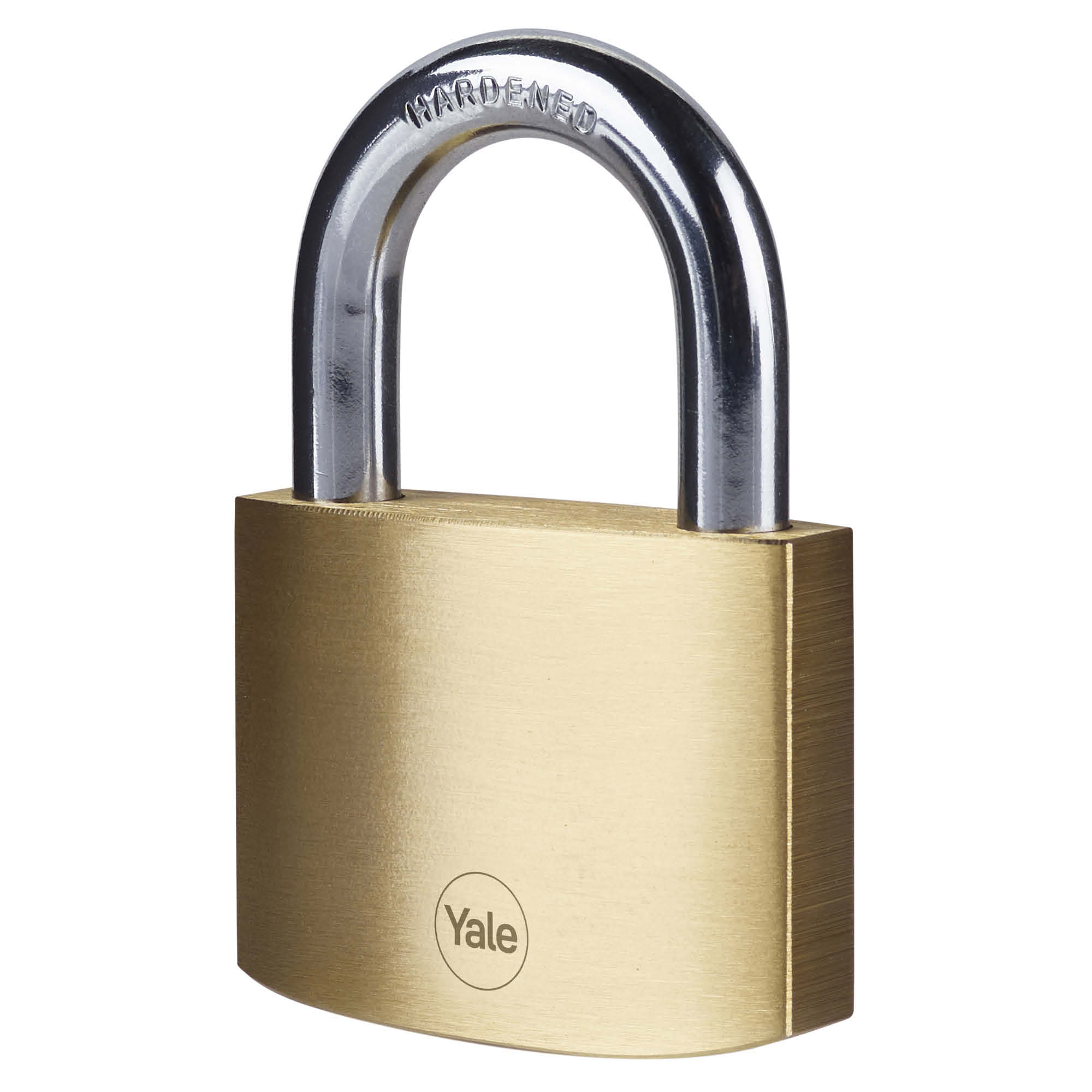 24261000 Yale1 Keyed Brass, Steel Padlock Weatherproof, 10 mm Shackle, 60mm Body