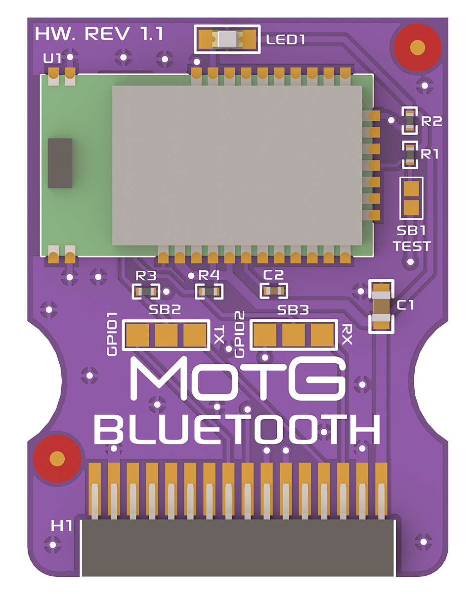 motg-bluetooth 4D Systems MOTG Bluetooth Add-On Module for gen4 LCD Displays