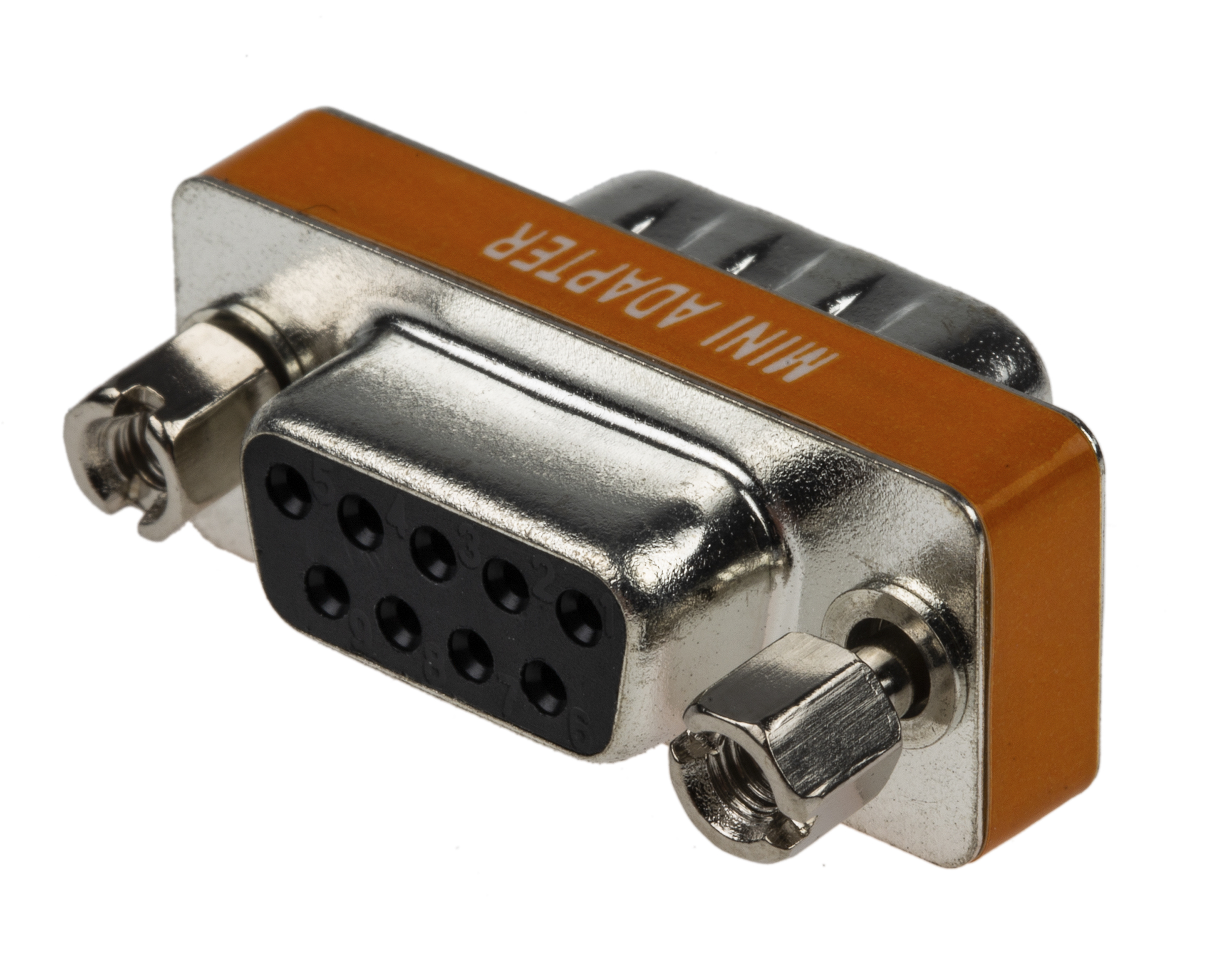 243-0374 RS PRO D-Sub Adapter 9-Way D-Sub to Male Male 9-Way D-Sub Female Female