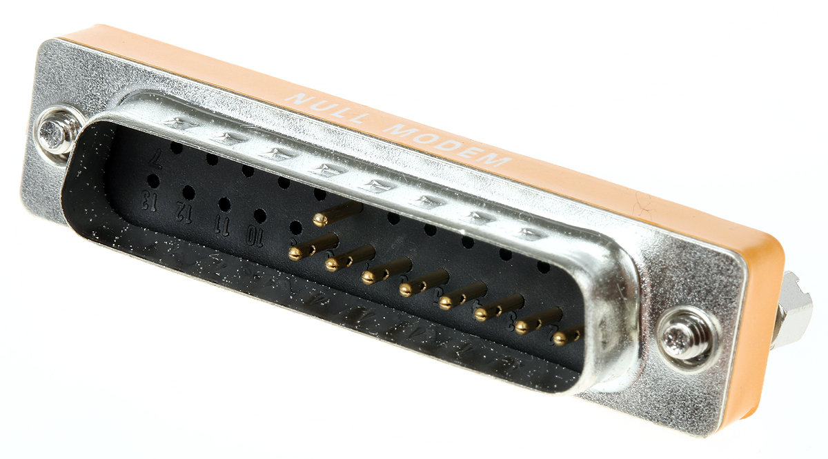 243-0403 RS PRO D-Sub Adapter 25-Way D-Sub to Male Male 25 Way D-Sub Female Female