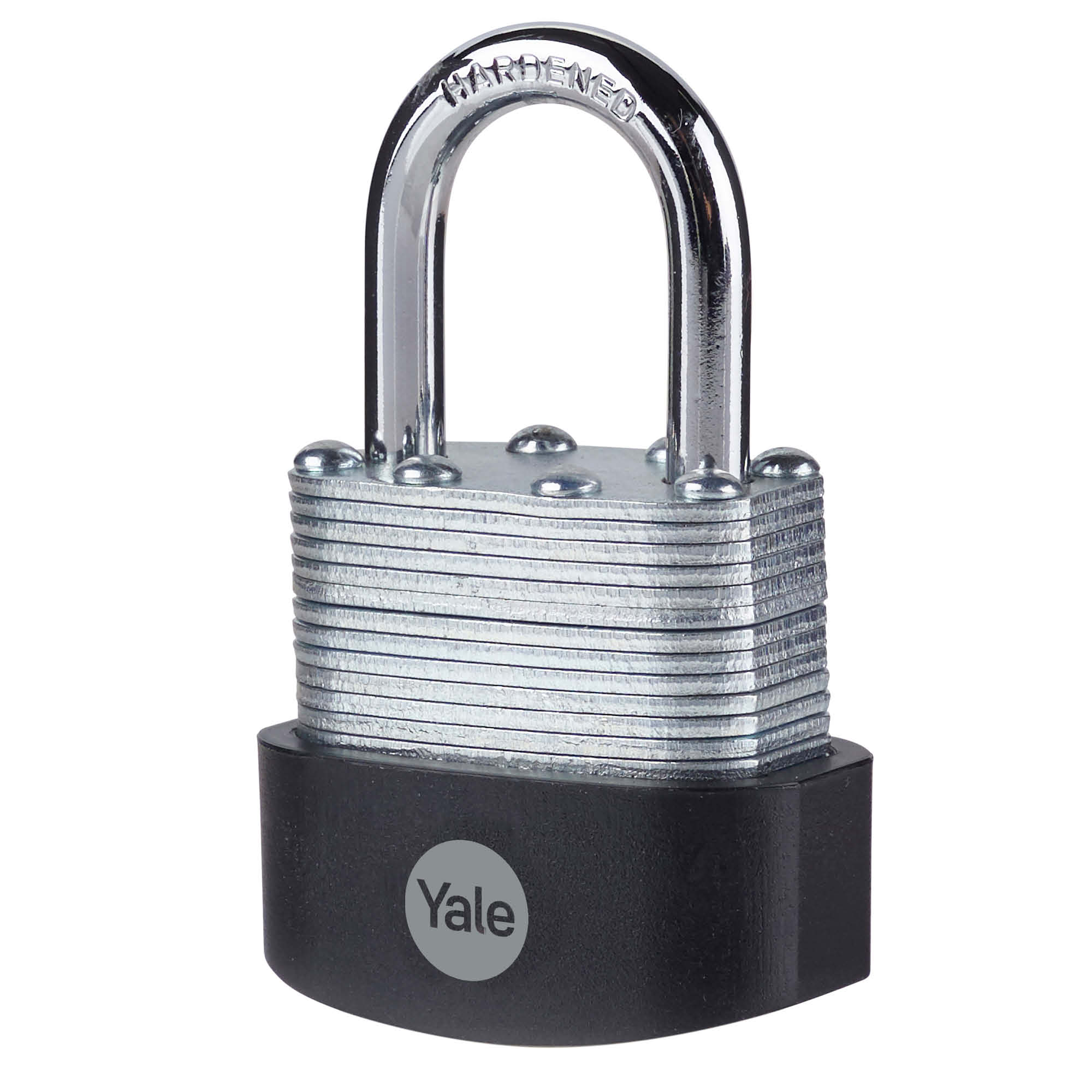 24311000 Yale1 Keyed Steel Padlock Weatherproof, 6 mm Shackle, 47mm Body