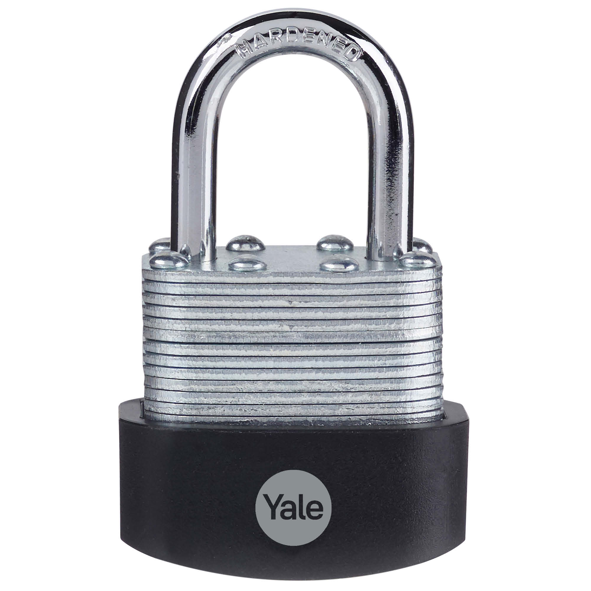 24311000 Yale1 Keyed Steel Padlock Weatherproof, 6 mm Shackle, 47mm Body