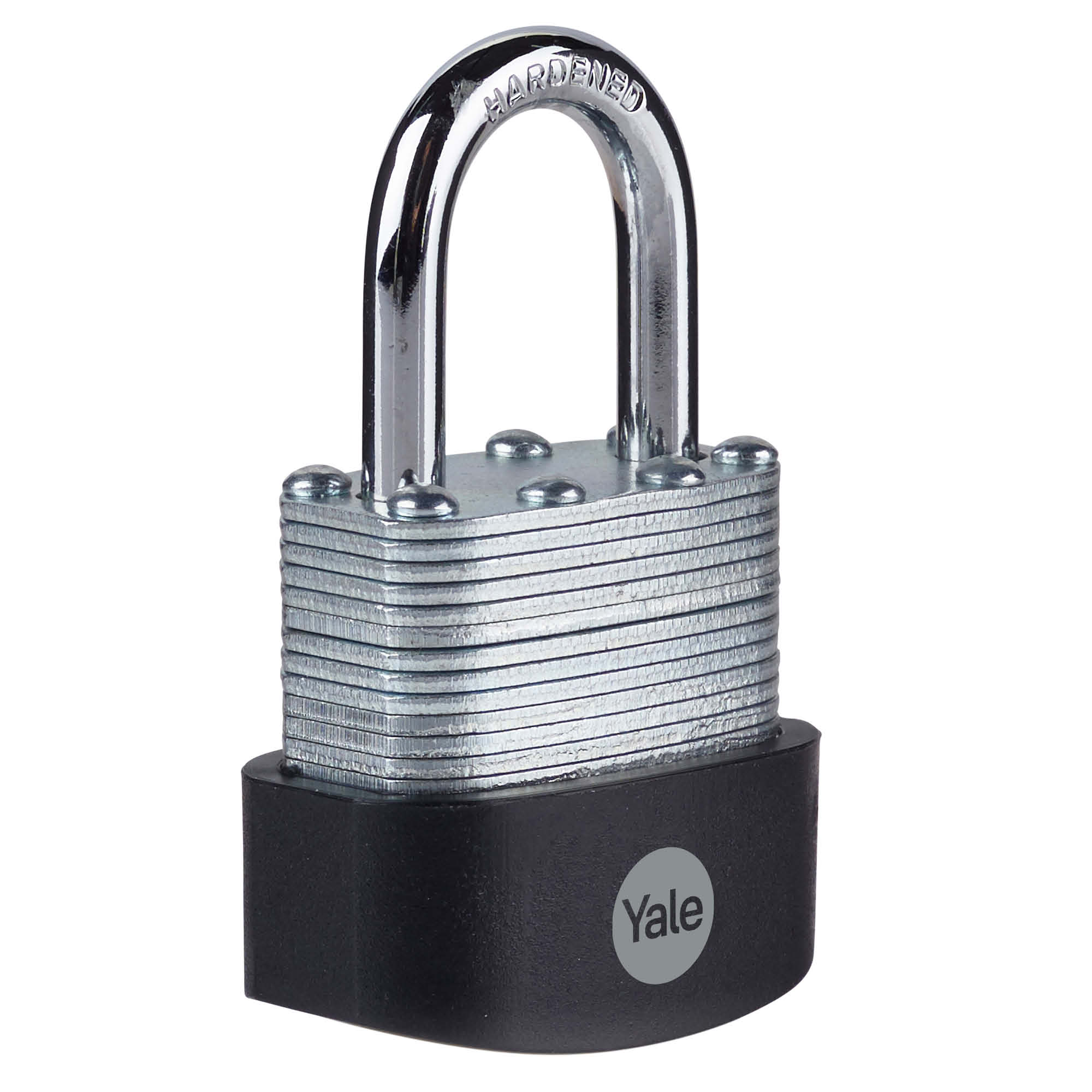 Yale1 Keyed Steel Padlock Weatherproof, 6 mm Shackle, 47mm Body
