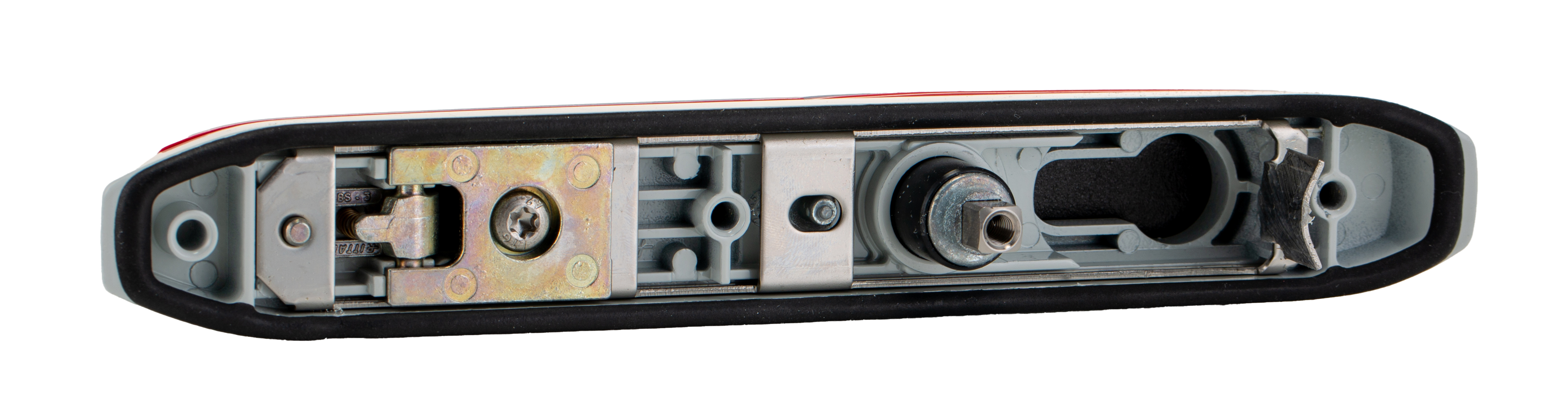 2435100 Rittal Grey Die Cast Zinc Locking Handle, Flush
